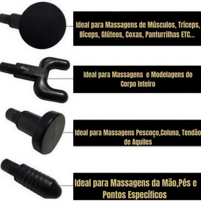 Pistola Massageadora Gold